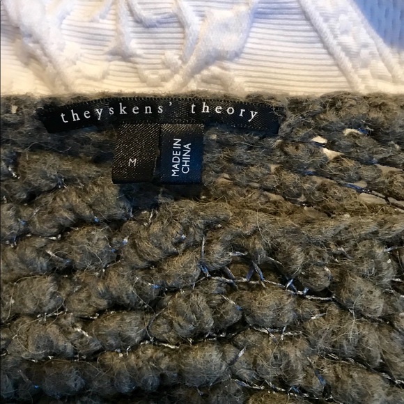 Theyskens Theory olive green wool sweater - Picture 4 of 6